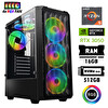 Xaser Nano X60 Ryzen 5 5500 16GB RAM 512GB M.2 Nvme SSD 6GB RTX3050 Oyuncu Hazır Tavsiye Sistem
