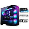 MSI MAG PANO Black X120 Ryzen 7 5700X 32 GB RAM 1 TB SSD M.2 NVMe 12GB RTX5070 Sıvı Soğutmalı MSI Oyuncu OEM Paket
