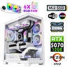 Xaser JETT X40 Ryzen 7 5700X 32GB Ram 1TB M.2 NVMe SSD 12GB RTX5070 Sıvı Soğutmalı Oyuncu Bilgisayarı