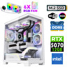 Xaser JETT X280 Intel i7 14700F 32 GB DDR5 RAM 1 TB M.2 NVMe SSD 12GB RTX5070 Sıvı Soğutmalı FreeDOS Oyuncu Bilgisayarı