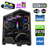 Xaser JETT X310 Intel i9 14900KF 32 GB RAM 1 TB M.2 NVMe SSD 12GB RTX5070 Sıvı Soğutmalı FreeDOS Oyuncu Bilgisayarı