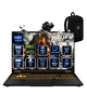 Asus TUF Gaming F16 İ7-14650HX 16" 16 GB RAM 4 TB SSD RTX5060 WUXGA W11Pro Gaming Laptop FX608JMR-RV077OKA04