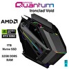 Quantum Gaming Ironclad Void Ryzen 5 7500F 32 GB DDR5 RAM 1 TB NVMe SSD 8 GB RTX5060 FreeDOS Masaüstü Oyun Bilgisayarı