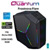 Quantum Gaming Frostnova Flare i5-14400F 32 GB DDR5 RAM 1 TB NVMe SSD 16 GB RTX5060Ti FreeDOS Masaüstü Oyun Bilgisayarı