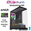 Quantum Gaming Shadowforge Rift Ryzen 7 5700X 16 GB DDR4 RAM 512 GB NVMe SSD 8 GB RTX5060 FreeDOS Masaüstü Oyun Bilgisayarı