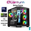 Quantum Gaming Sirius Force Ultra 9 285K 32 GB DDR5 RAM 1 TB NVMe SSD 16 GB RTX5060Ti FreeDOS Masaüstü Oyun Bilgisayarı