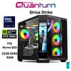 Quantum Gaming Sirius Strike Ultra 9 285K 32 GB DDR5 RAM 1 TB NVMe SSD 8 GB RTX5060 FreeDOS Masaüstü Oyun Bilgisayarı