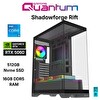 Quantum Gaming Shadowforge Rift i5-14400F 16 GB DDR5 RAM 512 GB NVMe SSD SSD 8 GB RTX5060 FreeDOS Masaüstü Oyun Bilgisayarı