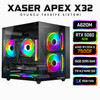 Xaser Apex x32 Ryzen 5 7500F A620 16 GB DDR5 RAM 1 TB M.2 8 GB RTX5060 FreeDOS Siyah Gaming OEM Oyuncu Paket