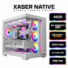 Xaser Native X40 AMD Ryzen 7 5700X 16 GB RAM 1 TB M.2 NVMe SSD 8 GB RX9060XT Sıvı Soğutmalı FreeDOS Oyuncu Bilgisayarı