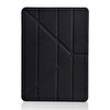 Teleplus Apple iPad 10.2 2021 9.Nesil Tri Folding Smart Cover Standlı Kapak Siyah Kılıf
