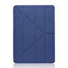 Teleplus Apple iPad 10.2 2021 9.nesil Tri Folding Smart Cover Standlı Kapak Kılıf Lacivert