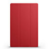 Teleplus Samsung Galaxy Tab S8 Plus SM-X800 Smart Cover Standlı Kapak Kırmızı Kılıf