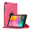 Microsonic Samsung Galaxy Tab A 8" 2019 T290 Kılıf 360 Rotating Stand Deri Pembe