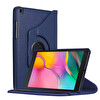 Microsonic Samsung Galaxy Tab A 8" 2019 T290 Kılıf 360 Rotating Stand Deri Lacivert