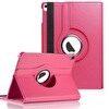 Microsonic Apple Ipad Pro 12.9'' 2018 (a1876-a2014-a1895-a1983) Kılıf 360 Dönerli Stand Deri Pembe