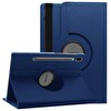 Microsonic Samsung Galaxy Tab S6 10.6" T860 Kılıf 360 Rotating Stand Deri Lacivert