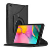Microsonic Samsung Galaxy Tab A 8" 2019 T290 Kılıf 360 Rotating Stand Deri Siyah