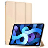 Microsonic Apple Ipad Air 5.nesil 2022 Kılıf (a2588-a2589-a2591) Slim Translucent Back Smart Cover Gold