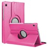 Microsonic Lenovo Tab M10 Tb-x505f 10.1` Kılıf, (za4g0072tr) 360 Rotating Stand Deri Pembe