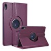 Microsonic Huawei Matepad Air Kılıf 360 Rotating Stand Deri Mor