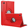 Microsonic Lenovo Tab M10 Tb-x306f 10.1" Kılıf, (za6w0026tr) 360 Rotating Stand Deri Kırmızı