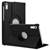 Microsonic Lenovo Tab P11 Pro 2.nesil Kılıf (zab50094tr) 360 Rotating Stand Deri Siyah