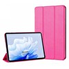 Microsonic Honor Pad X9 Kılıf Slim Translucent Back Smart Cover Pembe