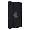 Gpack Samsung Galaxy Tab A8 10.5 SM X200 2021 Kılıf Kapaklı Standlı 360 Dönebilen Koruma DN2 Siyah