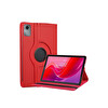 Newface Lenovo Tab M11 TB330FU 360 Tablet Deri Kılıf - Kırmızı