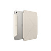 Uniq Apple iPad Air 13 (2024) Camden Katlanabilir Tablet Kapak - Bej