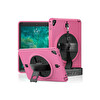 Newface Apple iPad 5 Air 9.7 Kılıf Strap-C Otterbox Tablet Kapak - Pembe