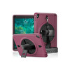 Newface Apple iPad 5 Air 9.7 Kılıf Strap-C Otterbox Tablet Kapak - Mürdüm