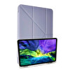 Newface Apple iPad 10.2 (8.Nesil) Kılıf Kalemlikli Mars Tablet Kılıfı - Lila