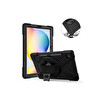 Newface Samsung Galaxy P610 Tab S6 Lite 10.4 Kılıf Amazing Tablet Kapak - Siyah
