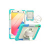 Newface Apple iPad 5 Air 9.7 Kılıf Tablet Rainbow Kapak - Turkuaz
