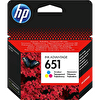 HP 651 C2P11A Renkli̇ Kartuş
