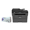 Brother MFC-L2716DW Wi-Fi + Tarayıcı + Fotokopi + Fax Pluscopy Tonerli Lazer Çok Fonksiyonlu Yazıcı