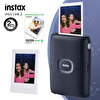 Fujifilm Instax Mini Link 2 Uzay Mavisi Akıllı Telefon Yazıcısı - 10'lu Mini Film ve Çerçeve