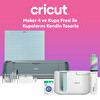 Cricut Maker 4 Kesme Makinesi ve Kupa Presi ile Kupalarını Kendin Tasarla Paketi (Makine + Kupa Presi + Transfer Kağıdı + Isıya Da