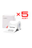Zuidid MS50X5 - 50x50 MM Lamine Termal Etiket Oval - 150 Adet