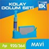 Ofisomi HP 920/364/564/655 Uyumlu Mavi Kartuş Dolum Seti