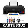 Canon PIXMA G3410 Photoink Mürekkepli Wi-Fi Çok Fonksiyonlu Yazıcı (Kartuşsuz)