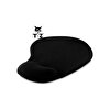 TKZ Lunatic Ergonomik Suya Dayanıklı Bileklikli Siyah Mouse Pad