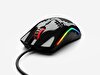 Glorious Model OGOM-GBLACK Orta/Küçük El RGB Parlak Siyah Kablolu Oyuncu Mouse