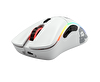Glorious GLO-MS-DMW-MW Model D- Minus Orta/Küçük El RGB Mat Beyaz Oyuncu Kablosuz Mouse