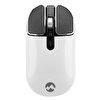 Everest SM-619 1600DPI Sessiz Şarj Edilebilir Premium Metalik Beyaz Kablosuz Mouse