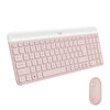 Logitech MK470 920-011322 Kablosuz İngilizce Pembe Klavye Mouse Seti