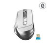 A4-Tech FB35 2000 DPI 6 Tuş Optik 2.4G Bluetooth Beyaz Kablosuz Mouse