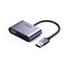 Ugreen 20518 USB 3.0 1080p 60 Hz Full HD HDMI VGA Dönüştürücü Adaptör